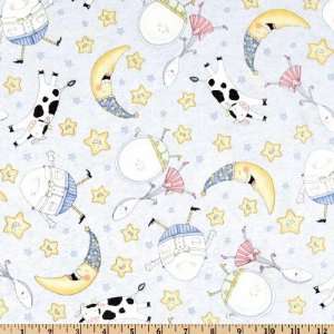  44 Wide Timeless Treasures Humpty Dumpty Blue Fabric By 