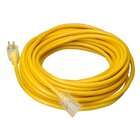   Wire Gauge SJEOW Agricultural Grade Extension Cord, Yellow, 50 Feet