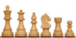 Guard Staunton Chess Set Golden Rosewood 3.25 King  