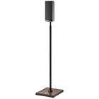   Technology Black Satin Finish 41 1/2 Speaker Stands with Curved Base