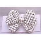 Fashion Jewelry For Everyone Collections Bridal Hair Barrette White 
