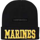 Rothco Black MARINES Deluxe Embroidered Watch Cap