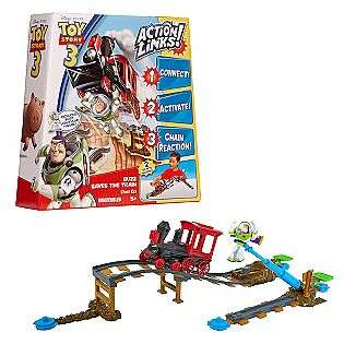 Action Links Buzz Saves the Train Stunt Set  Disney Toy Story Toys 