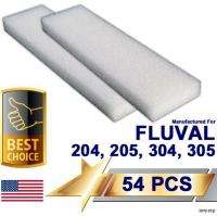 54 Pack of Foam Filters for Hagen Fluval 204/205 304/305 A 222   NEW