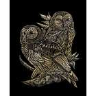Royal Brush Gold Foil Engraving Art Kit 8X10 Owls