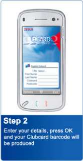 can use your App wherever you see Please scan your Clubcard scanners 