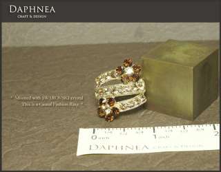 daphnea crystal new fashion cocktail Ring FR12326  