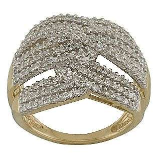 ct. t.w.* Diamond Ring in 10K Yellow Gold  Jewelry Diamonds Rings 