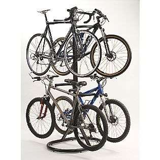 Pro Free Standing Four Bike Rack  Racor Tools Garage Organization 