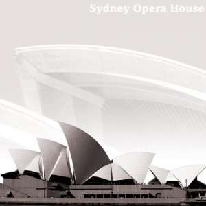  B&W Sydney Opera House 12 x 12 Paper