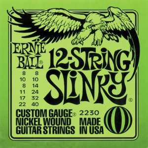   Nickel 12 String Slinky Electric Guitar Strings Musical Instruments