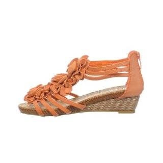 Link Wedge & Blossoms Sandals (Girls Youth Sizes 9   4)