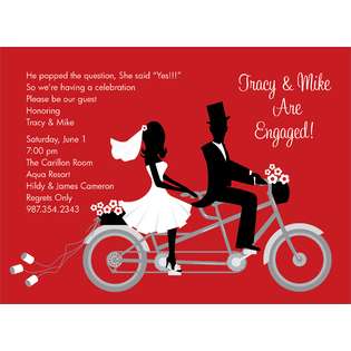   Ride Berry Personalized Wedding Invitations (40 Count) 