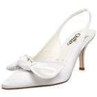 Butter Bridal by Butter Womens Colony Slingback Pump,white satin,6 M 