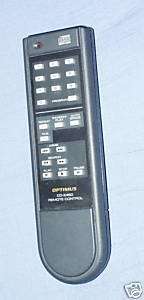 Optimus CD 2460 CD Player Remote Control CD2460  