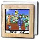   other Digestibles   Sushi Bar Where Fish Meat   Tile Napkin Holders