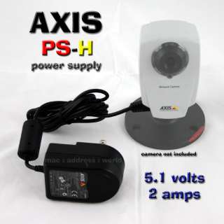 Axis PS H IP Camera Power Supply AC DC Adapter 5v 2a 5.1v  