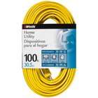 Coleman Cable Woods 832 SPT 2 16/3 Flat Utility Extension Cord, Yellow 