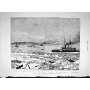   1893 SHIP WRECK H.M.S. VICTORIA RESCUE BOATS STANILAND