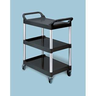 RUBBERMAID COMMERCIAL PRODUCTS UTILITY CART 3 SHELF PLA 
