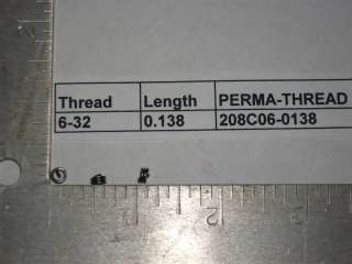 20 NEW 6 32 X .138 Helicoil Thread Inserts Stainless  
