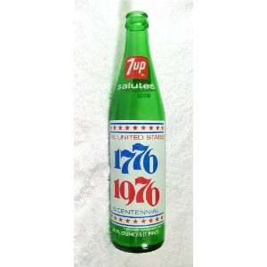  Collectible 7 UP Commemorative Bicentennial Bottle 1976 