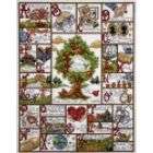   TOBIN Families ABC Sampler Counted Cross Stitch Kit 16X20 14 Count