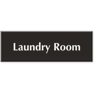 Laundry Room Outdoor Engraved Sign, 12 x 4