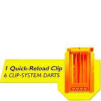   can store 2 quick reload clips 1 is included to give you an edge over