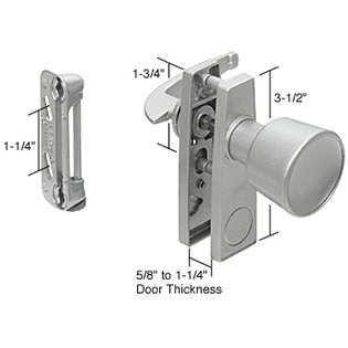   and Storm Door Tulip Knob Latch with 1 3/4 Screw Holes 