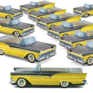  12 1957 Ford Skyliner Paper Cartons Set