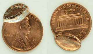 Errors1997 Cent Double Strike (Lincoln Head to Head)  