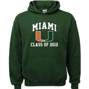   Hurricanes Forest Green Youth Class of 2012 Arch Hooded Sweatshirt