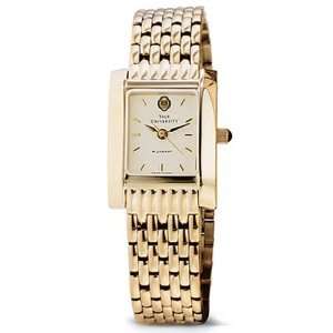   Womens Swiss Watch   Gold Quad Watch with Bracelet