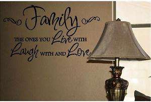 QUOTE FAMILY THE ONES YOU LIVE WITH LAUGH WITH AND LOVE  