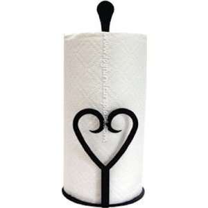  Wrought Iron Heart Paper Towel Stand
