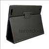 New iPad 2 Magnetic Smart Cover Leather Case Ultra Slim Stand Black 