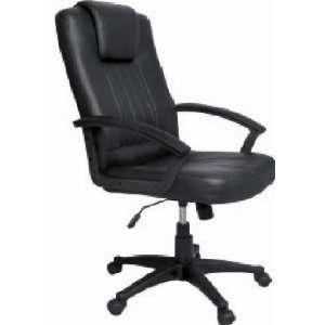  Black Faux Leather Computer Office Chair