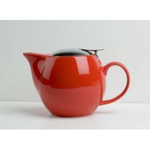   14 oz iPot Teapot with Stainless Infuser   Red