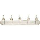 Brushed Nickel 5 Light Vanity    Brushed Nickel Five Light 