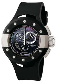 Invicta 6490 S1 Chronograph Black Mother of Pearl Dial  