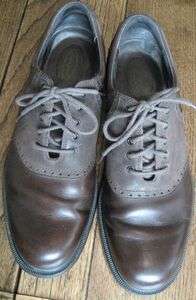 Rockport Brown Mens Lace Saddle Oxfords Shoes Size 9.5M  