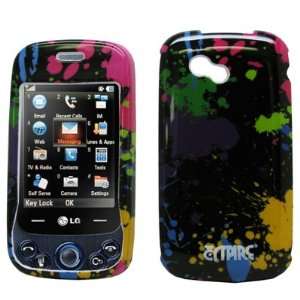 com EMPIRE Paint Splatter Design Snap On Cover Case for AT&T LG Neon 