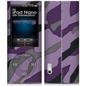  iPod Nano 5G Skin Camouflage Purple Skin and Screen 