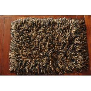  Valerye  Hand Knotted Wool/Silk Shaggy Rug  Doormat 