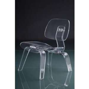   LCW Dining Height Chair in Acrylic Dining Chair Furniture & Decor