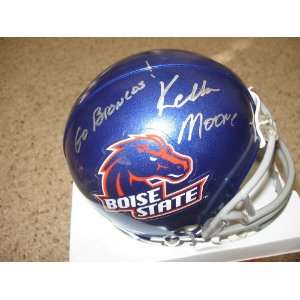  Kellen Moore signed autographed Boise State Mini Helmet 