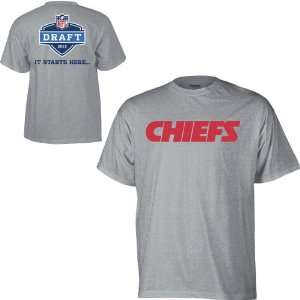 Reebok Kansas City Chiefs Mens 2010 Draft Short Sleeve T Shirt 