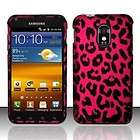 Hot Pink Leopard HARD Case Snap On Phone Cover for Sprint Samsung Epic 