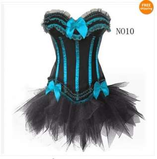 FashionBurlesque Boned Lace up Moulin Rouge Lolita FANCY DRESS Corset 